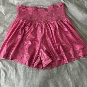 TCEC High Waist Pink Shorts
